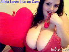 Alicia Loren Live on Webcam as Simpatique at ImLive.com