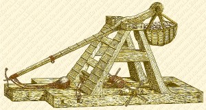 A trebuchet