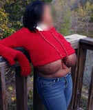 Big tits in crop tops with the huge boobs of 32MM busty black beauty Cheron at TopHeavyAmateurs.com