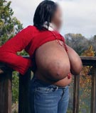Big tits in crop tops with the huge boobs of 32MM busty black beauty Cheron at TopHeavyAmateurs.com