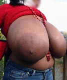 Big tits in crop tops with the huge boobs of 32MM busty black beauty Cheron at TopHeavyAmateurs.com