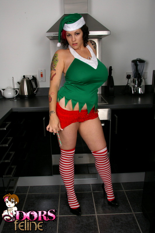 K-cup Christmas Boobs from Dors Feline | My Boob Site