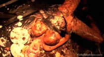 Kelly Madison busty MILF big boobs food fetish sploshing videos from KellyMadison.com