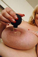 June Kelly BBW breast pump photos from OnlyBigMelons.com