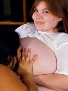 Anorei Collins tit-sucking pregnant lesbian giant breast fetish nipple suckling macromastia photos from AnoreiCollins.com