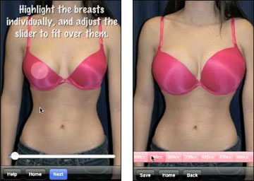 iAugment Breast Enlargement App for iPhone Boob Jobs