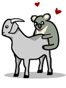 Koala having sex with a goat to help explain the dangers of SOPA & PIPA to internet freedom at TheOatmeal.com