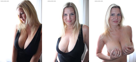 Large natural breasts busty blond big boobs tits slim and stacked Britney from No 2 Silicone - No2Silicone.com